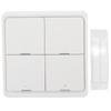 Wireless Scene Switch Intelligent 4?Way Panel Wall Switch Mobile Phone APP Control for ZigBee