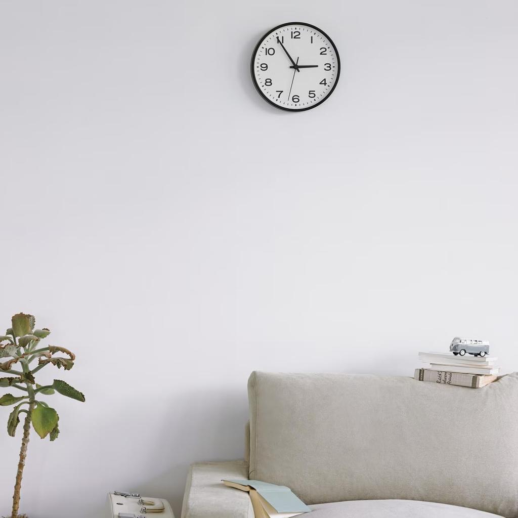 Аналоговые часы MUJI 44275696, Большие, Черные, MJ-ACLBK2,