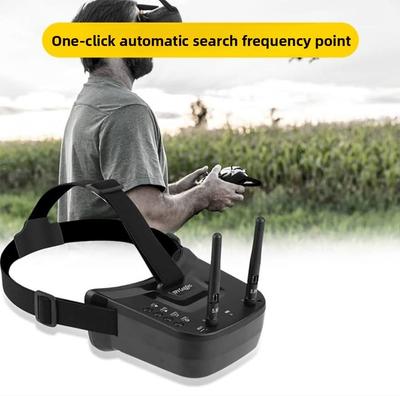 Мини FPV Очки 5.8ГГц 3 Дюйма 40 Каналов 480x320 LCD Экран 1200 мАч FPV Видео Шлем Очки с аккумулятором