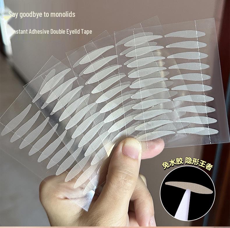 Невидимые кружевные наклейки для двойного века - Водостойкие, предотвращают обвисание, незаметные для естественного вида.