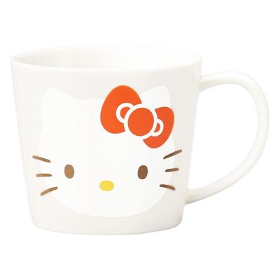 Кружка-лицо Kaneshotouki Sanrio Kitty M 280 мл Белая Sisters Сделано в Японии 511101 "Hello Kitty" Прибл.
