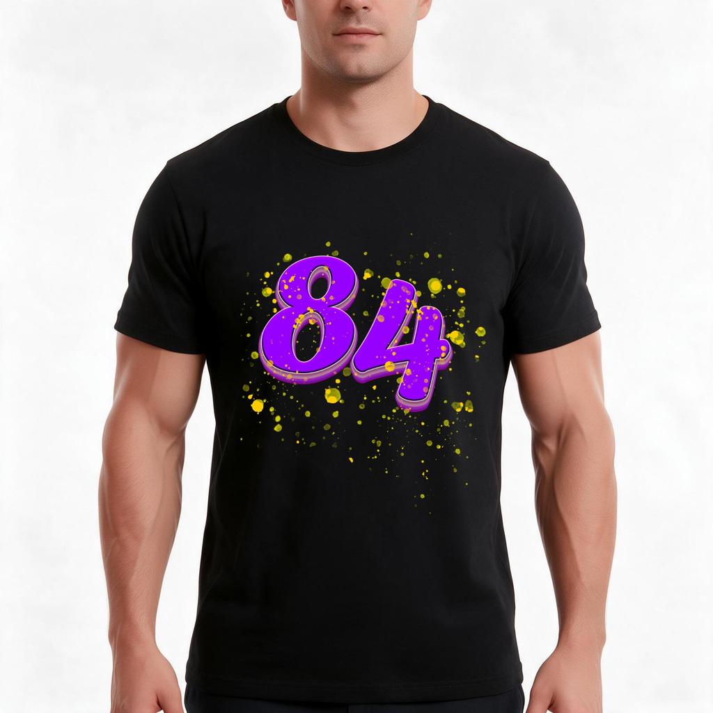 84 Lovely Randy Moss Tshirt Summer Casual Cotton Tee Oversized Streetwear Tops Vintage Graphic Print Loose Fit Short Sleeve