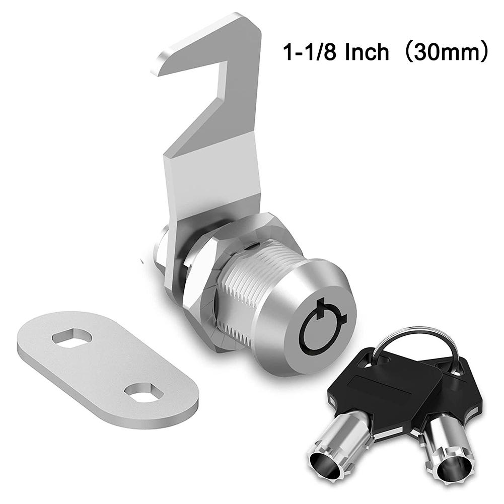 Замок для шкафа с ключами для RV Camper, почтовый ящик, ящик для инструментов, замок с язычком 16/30 мм, мебельная фурнитура для шкафчиков