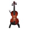 With Stand Case Mini Musical Instrument Wooden Collectible Figurines  Display Accessory