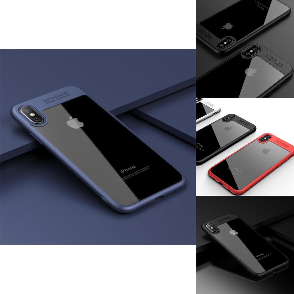 X Для iPhone 8 7 6s Plus 10 Роскошный Ультратонкий Прозрачный Ударопрочный Бампер Чехол