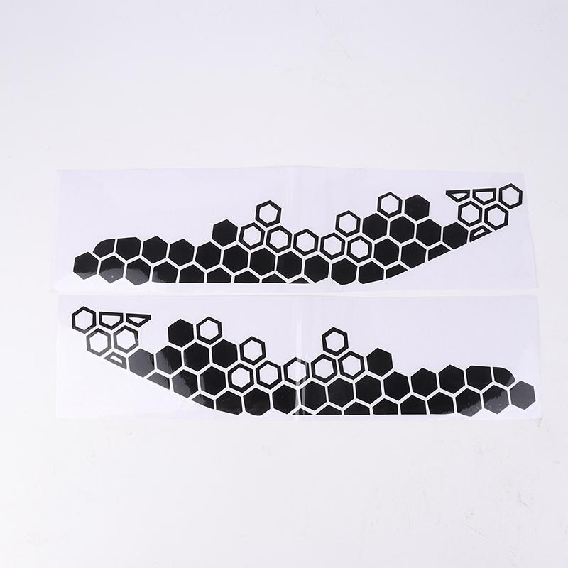 Наклейки в виде сот для мотоциклов, светоотражающие наклейки, многоцветные декоративные наклейки, украшения для бампера мотоцикла, аксессуары