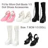 7.8CM Doll Wearing 5 Styles Fabric Shoes Play House Accessories 60cm Doll Boots Differents Color