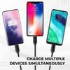 Неломающийся USB-кабель для быстрой зарядки 3-в-1 с разъемами Type C, Lightning, Micro USB B094JNXNPV