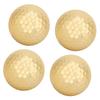 Golden Plating Golden Golf Balls Double Layer Gold Plating Golf Ball  Golf Practice Range