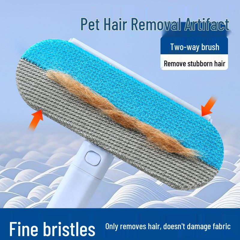Pet Hair Remover: De-shedding Brush & Lint Roller for Cats & Dogs - Effective On Sofa, Bed, and Carpet