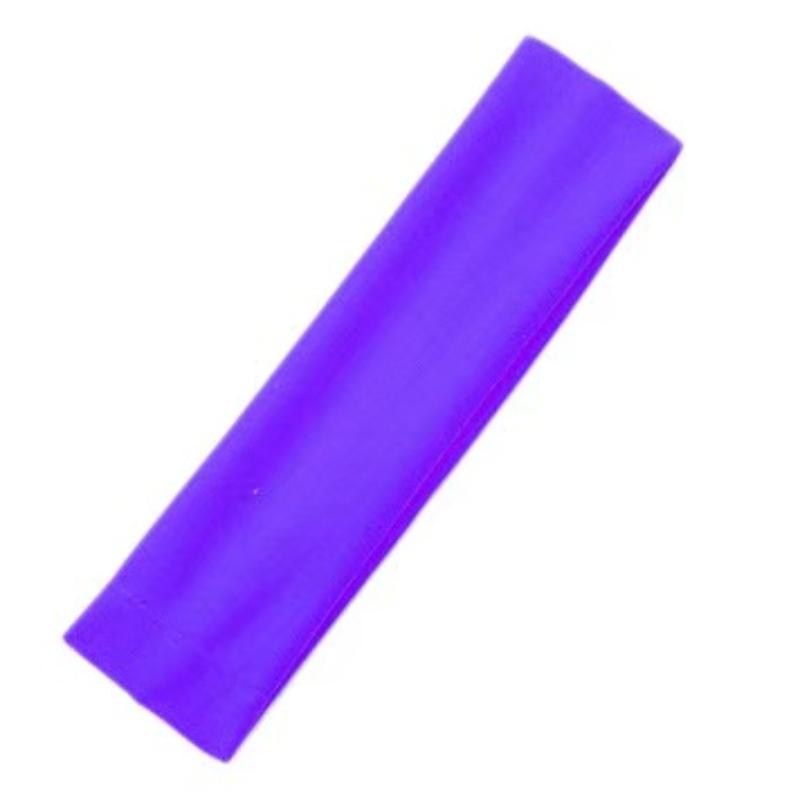 Модная спортивная повязка на голову для йоги, однотонная эластичная повязка для фитнеса из молочного шелка для эффективных аксессуаров для тренировок