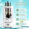 Электрический очиститель для кистей для макияжа с УФ-сушкой, работающий от USB, автоматическая машина для чистки косметических кистей, сушилка для мытья кистей, контейнер для инструментов