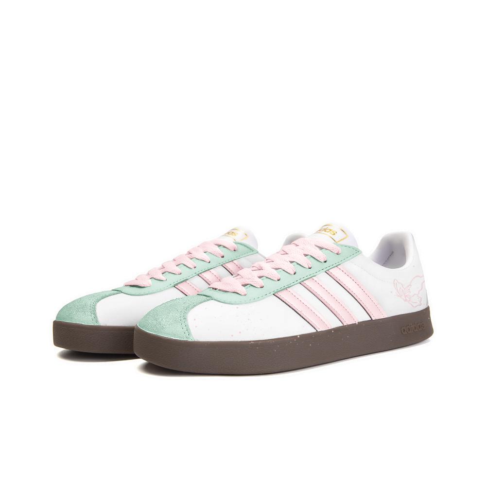 Adidas Neo VL Court 2.0 Crying Kitten Dingduo Slip Resistant Abrasion Resistant Low top Skateboard Shoes Unisex White ID6015(Team746-)