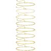 BERISO Gold Bracelets for Women, Elegant Adjustable 14K Gold Plated Bracelet for Women, Trendy Minimalist Dainty Gold Bracelet for Everyday Wear