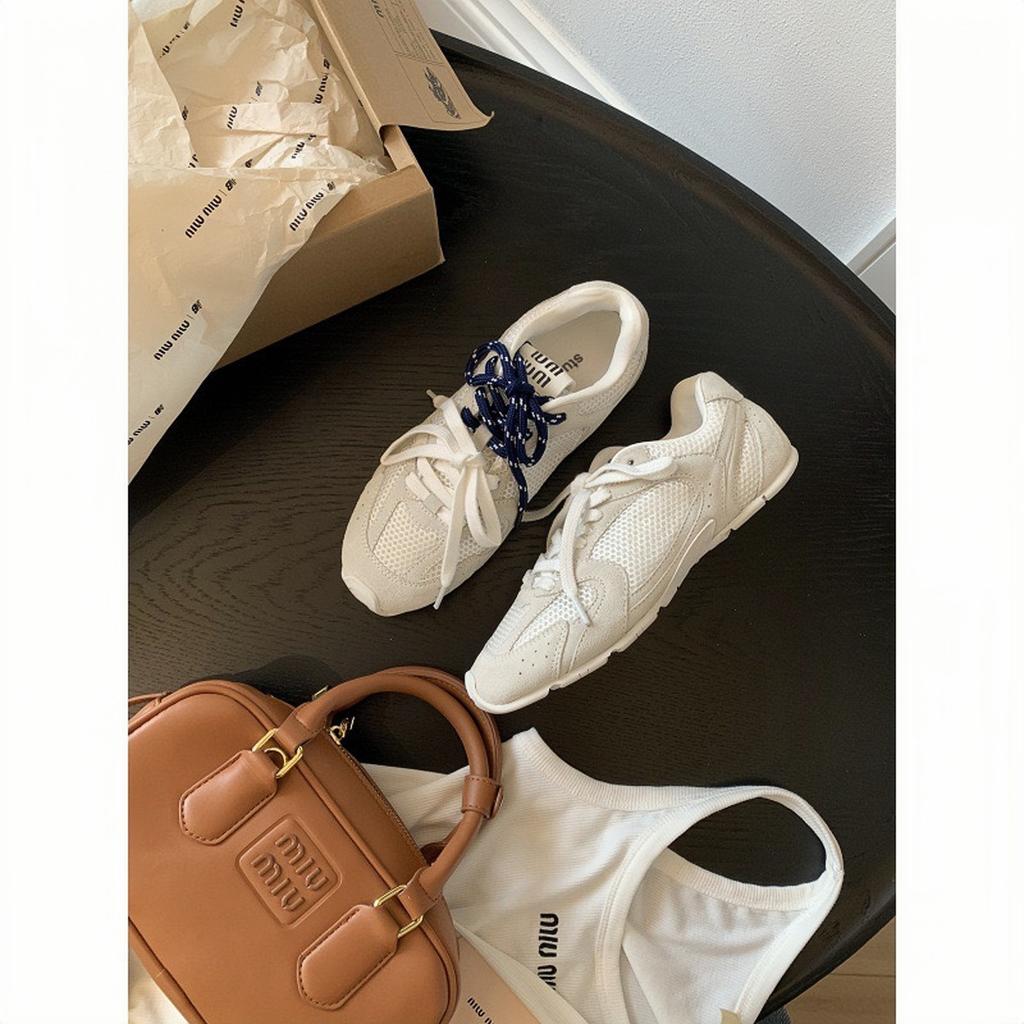 Версия из коровьей кожи виноградной матери, того же типа, что и немецкие тренировочные туфли, ретро на шнуровке, на плоской подошве, универсальная, дышащая, повседневная спортивная обувь, женская