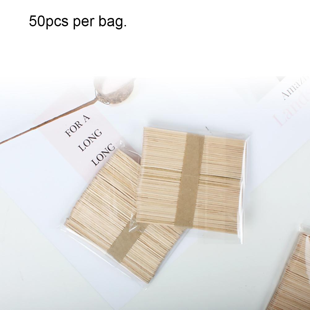 50 шт. деревянные восковые шпатели для удаления волос, аппликаторы для удаления волос, профессиональный спа-апликатор для лица Depre