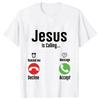 Print T-shirts Women Men T Shirt Christ Casual Short Sleeve O Neck Tees Harajuku Funny Tops Oversized Black Clothes
