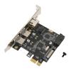 PCIe To USB3.0 Expansion Card USB3.0 SATA 15pin Power High Speed PCIe To RJ45 Expansion Card for