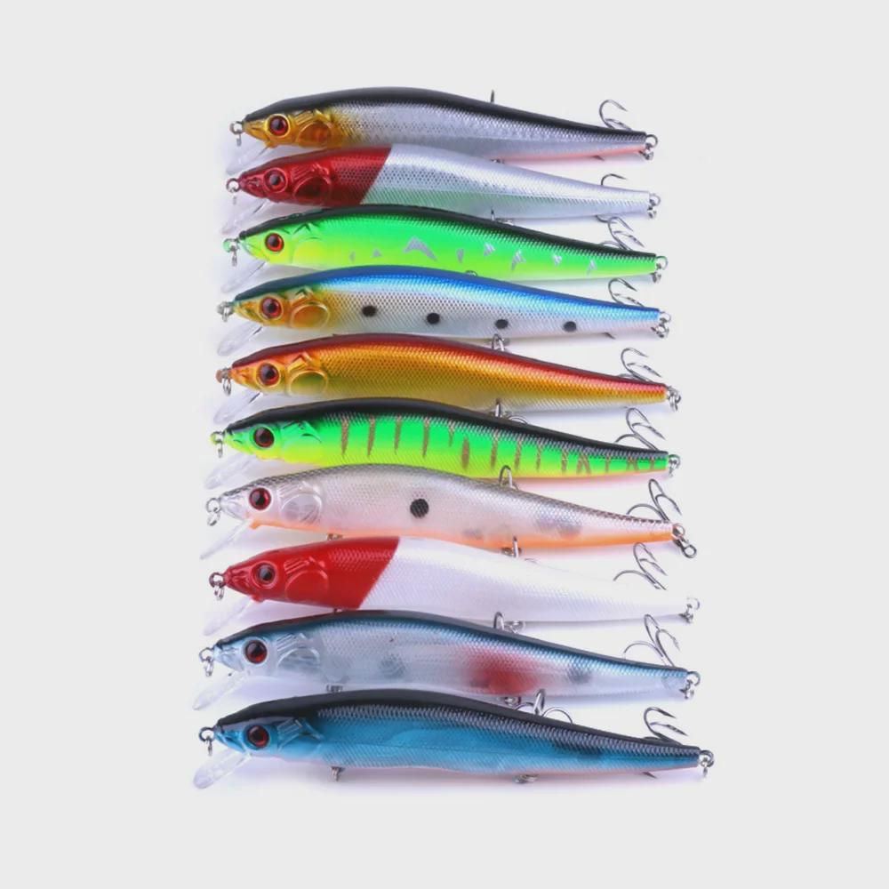 Milo Large 23g Minnow — медленно тонущий морской рыболовный приманка для троллинга на дальние расстояния