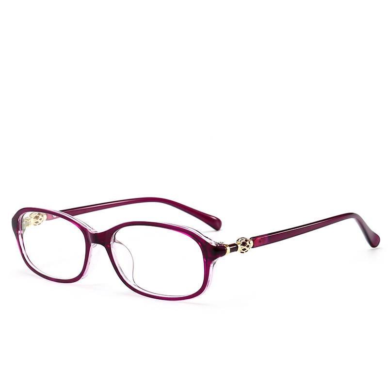 High-definition fashionable and elegant new metal prescription glasses for women, anti-blue light reading glasses for the elderly