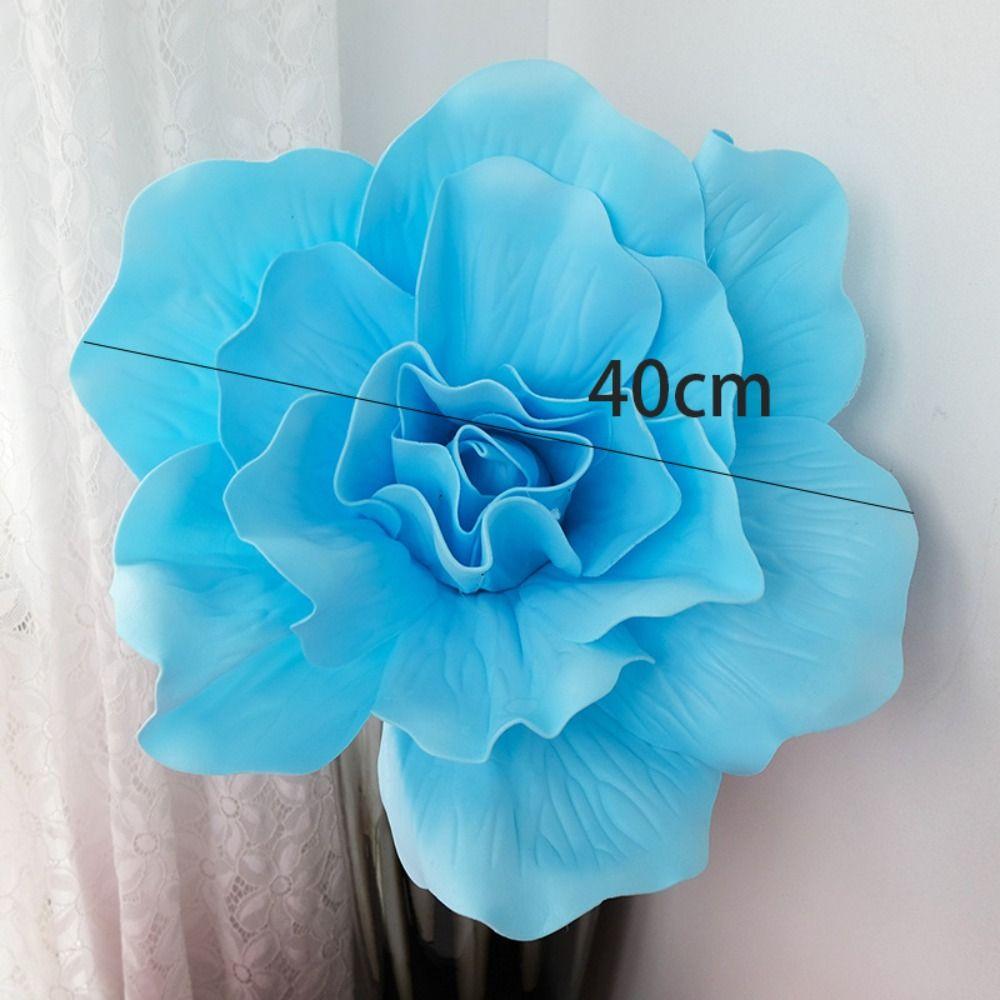 Three-dimensional Large Artificial Flower Photography Props Artificial PE Rose Simulation Flower