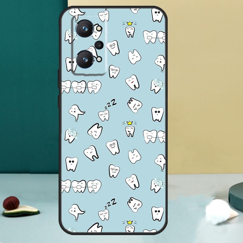 Чехол для Realme GT 7 Pro GT 5 6 6T C67 C61 C55 C53 C51 C21Y C25S C75 10 11 12 13 14 Pro Plus с рисунком 'Стоматолог Зуб'