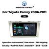 2DIN Android 14 Автомагнитола для Toyota Camry 2007-2011 Carplay Мультимедиа Видеоплеер GPS Навигация FM Стерео Головное устройство 9" Аудио