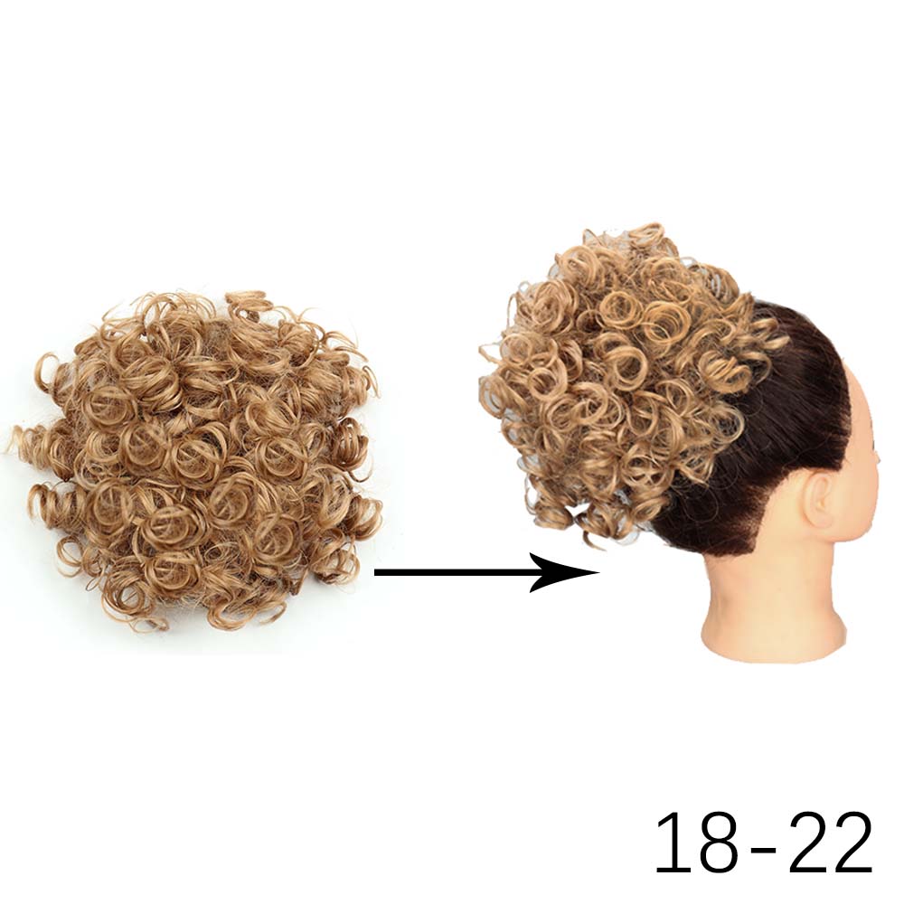 XINRAN Волосы Пучок Синтетический Эластичный Шнурок Свободная Волна Кудрявый Конский Хвост Наращивание Волос Беспорядочный Пучок Волосы Часть Для Женщин Ежедневное Использование