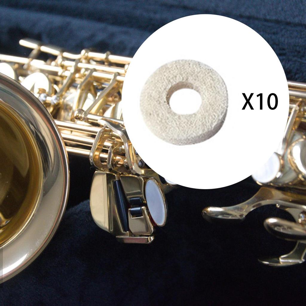 10 штук фетровые шайбы подушки прочные заменяют музыкальные части духового инструмента