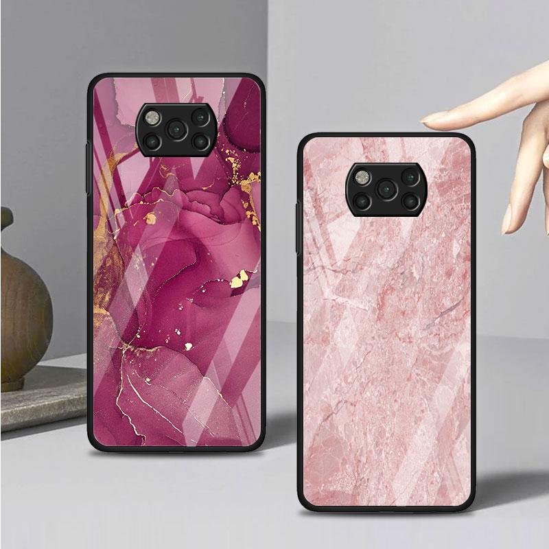 Роскошный стеклянный чехол с мраморным узором для Xiaomi Poco X3 NFC 11 Lite 11T F3 M3 для Redmi Note 11 10 9 8 Pro 10S 9S 9A 9C чехол для телефона