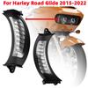 2 шт./компл. мотоциклетный указатель поворота, боковой фонарь, светодиодный боковой габаритный сигнал, подходит для Harley Road Glide