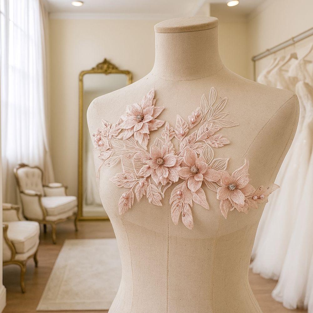 Вышивка цветами Вышивка пайетками Нашивка Роскошные нашивки с вышивкой цветами Нашивки для одежды Шитье