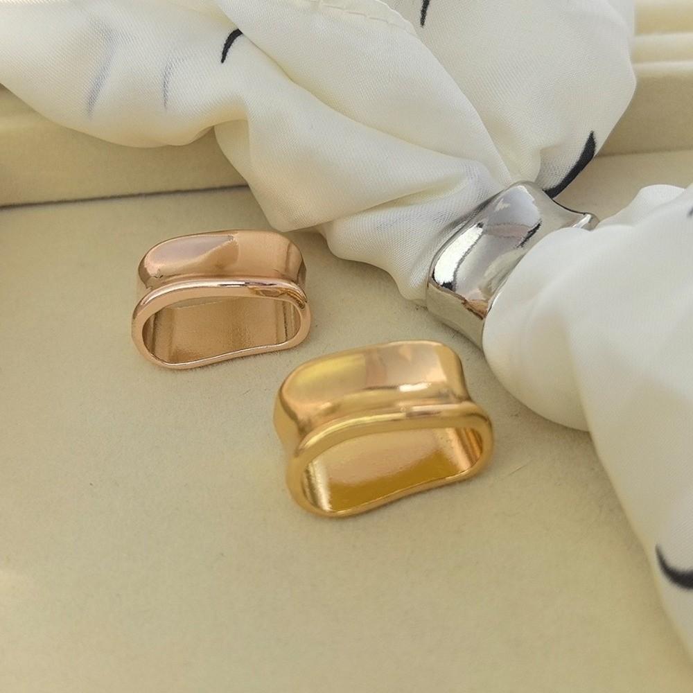 Multifunctional Clothes Corner Clip Smooth Irregular Shawl Clasp Bow Scarf Buckle Scarf Fixing