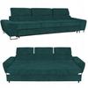 Диван 3-х местный диван-кровать с диваном-кроватью. испания Savio Family мебель зеленый вельвет