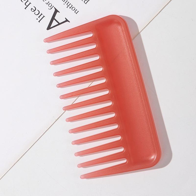 Plastic Wide Teeth Hair Combs Anti-static Massage Hair Brush Hairdressing Colorful Hairdress Salon Styling Traveling Accessories