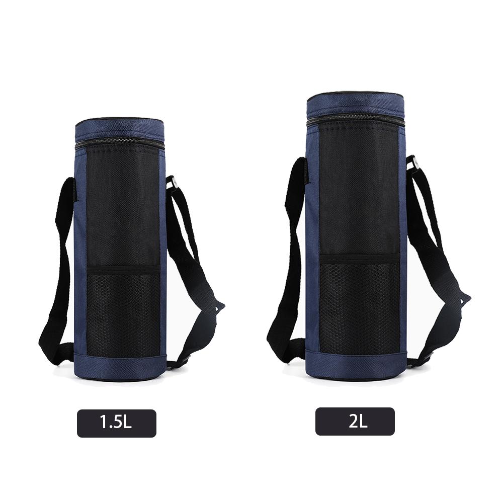 1L/2L Refrigerated Bags Oxford Cloth Insulated Water Bottle Storage Bag Suitable for Summer Travel Hiking-Climbing