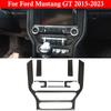 1 комплект центральной консоли GPS-навигации CD-панели крышки отделки для Ford Mustang GT 2015-2023