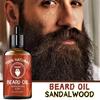 Sandalwood Beard Growth Oil, Moisturizing Nourishing Grow Beard Hair Thicken Serum For Men Beard, 30ML