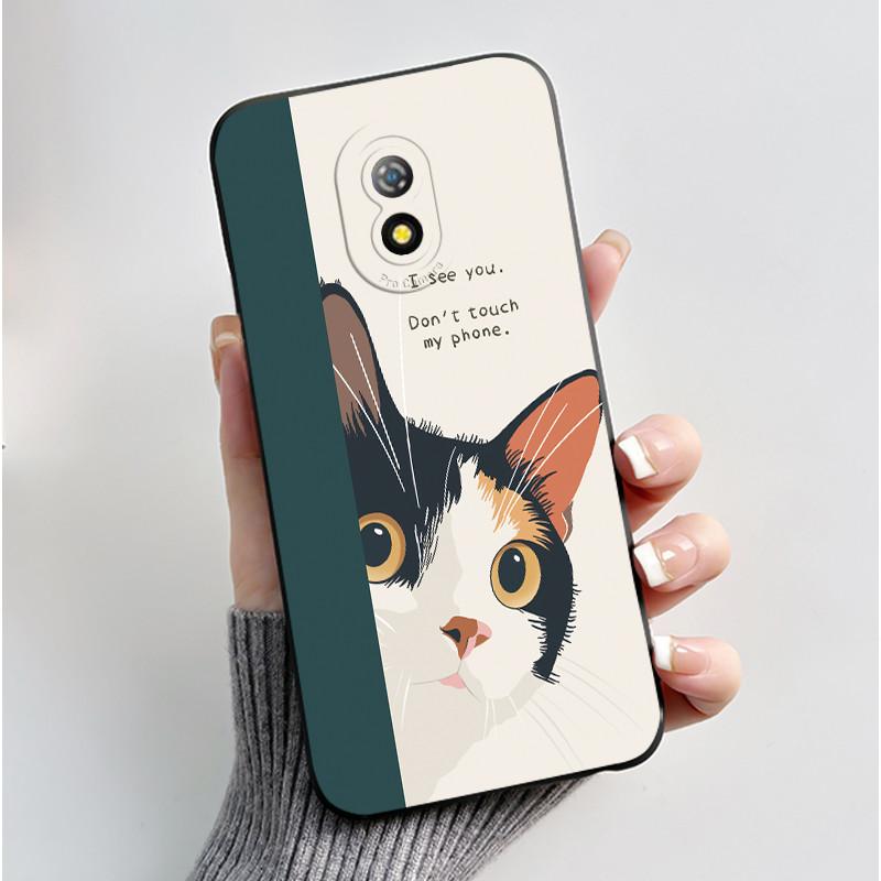 Case For Itel A16/A16 Plus/A23/Itel Alpha Lite Anime Style Bumper Soft Silicone Jelly Black Case Trendy Painted Shockproof Cover