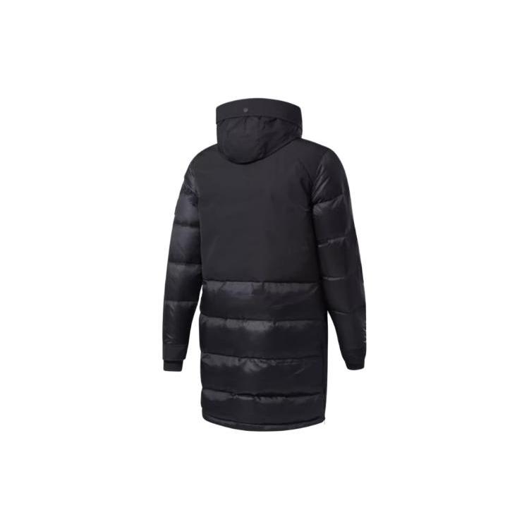 Reebok Пуховики Мужские Черные С Капюшоном Умеренные Другое GU5756