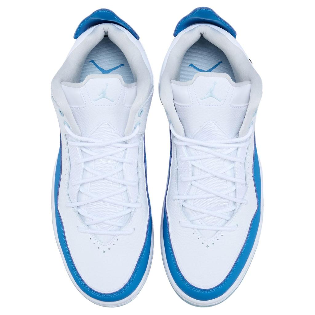 Jordan Баскетбольные кроссовки Courtside 23 Mid с высоким верхом Мужские Белые Синие Jordan IO7614-101