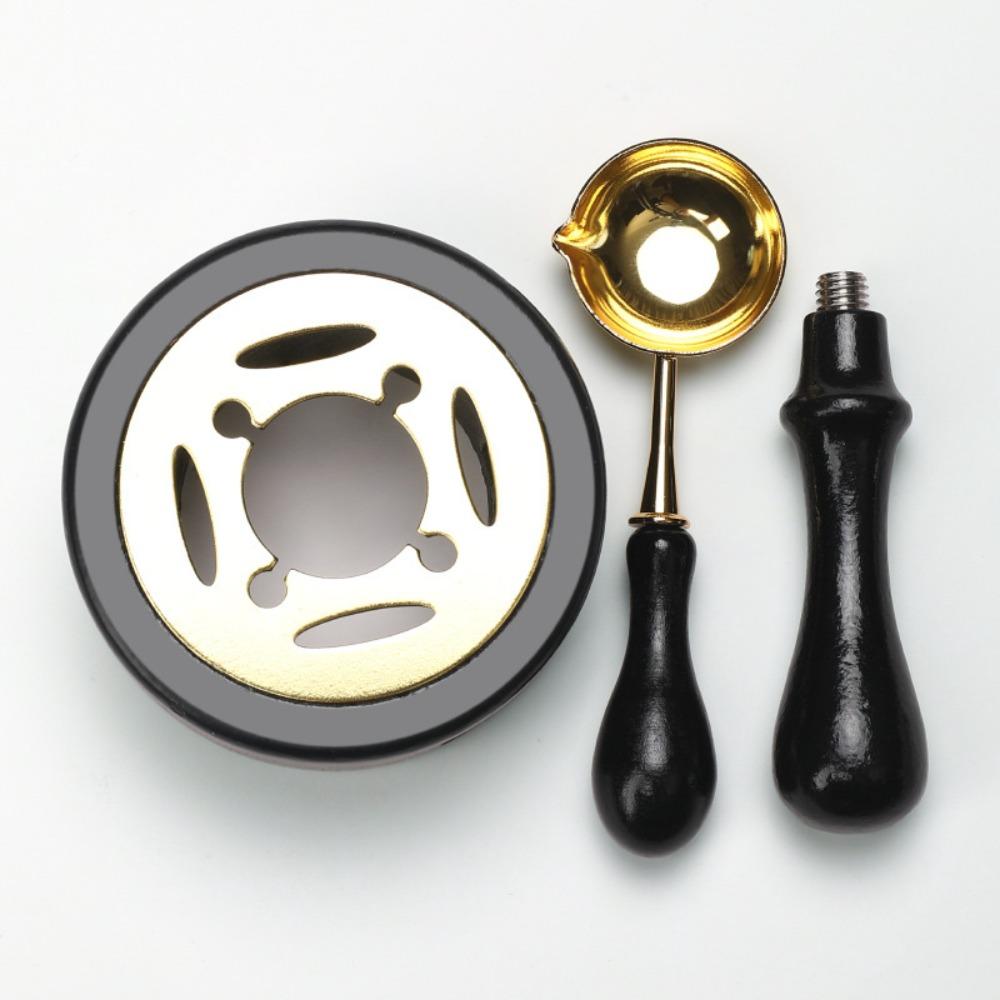 Печь для плавления воска из массива дерева Винтажный нагреватель для плавления восковых гранул для 2/3 шт. Свадебных приглашений