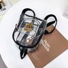 Korean Style Transparent Backpack Large Capacity Shopping Bags Simple Fashion Jelly Bag  Travel