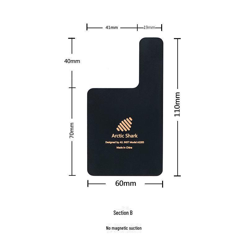 Теплоотвод из меди Arctic Shark: Полупроводниковый радиатор быстрого охлаждения для мобильных телефонов