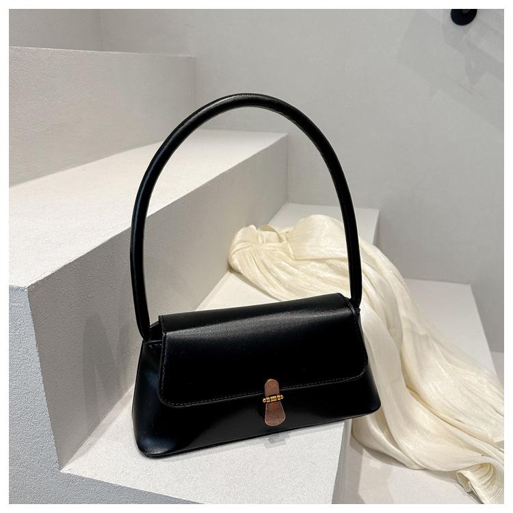 Ретро Нишевая Сумка-Багет - Весенняя Мода 2025: Трендовая корейская сумка под мышку, на одно плечо, ручная сумка для поездок на работу для женщин