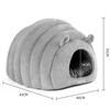 Кровать для домашних животных, кошек, круглых плюшевых котят, теплое спальное гнездо, кровать для кошек, иглу, пещерный дом