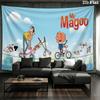 Мистер. Настенный гобелен Magoo, эстетичное тканевое одеяло с принтом, подходит для спальни, гостиной и домашнего декора.