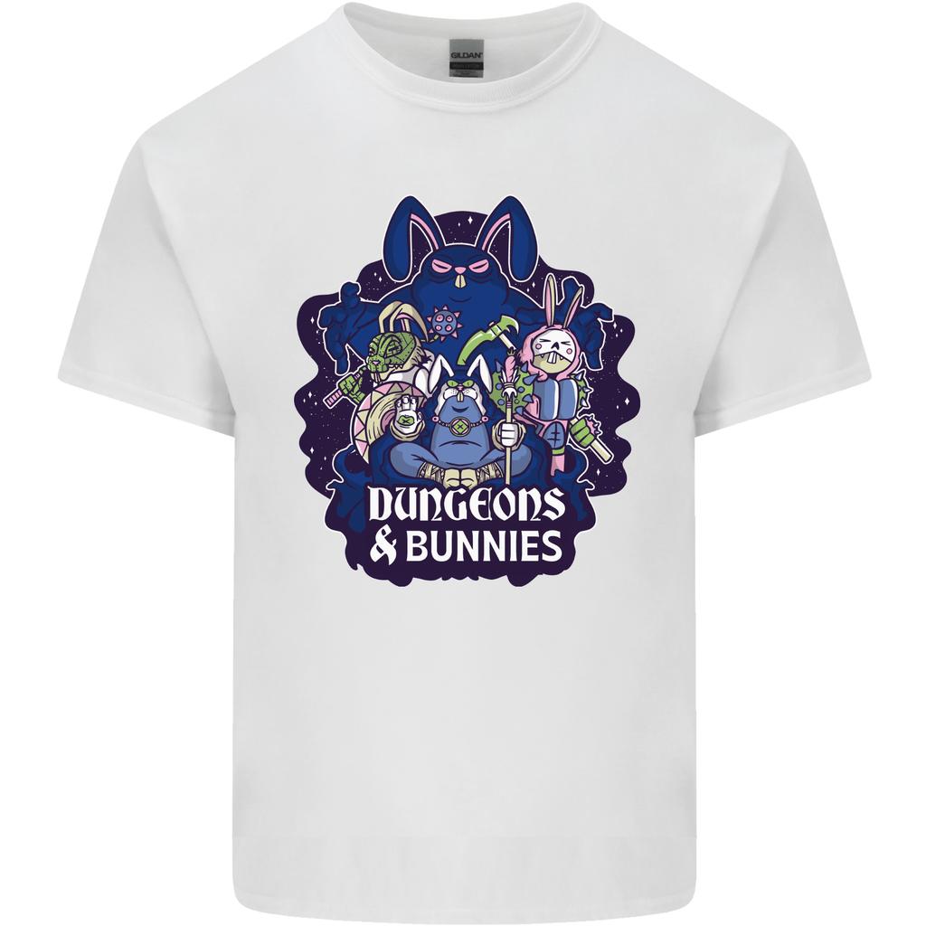 Dungeons Bunnies Role Play Games RPG Unisexs Light Cotton TShirt