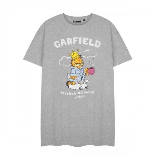 Garfield Womens/Ladies Rise But Won´t Shine Short-Sleeved Nightdress