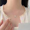 Exquisite Butterfly Tassel Collarbone Chain with A Light Luxury and High-end Temperament